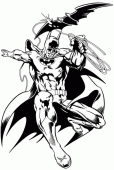 coloring picture of batman 2