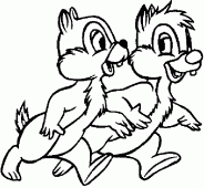 chip and dale rescue rangers coloring pages - photo #15