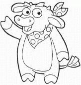coloring picture of Benny the Bull