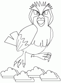 coloring picture of 016 pidgey