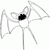 coloring picture of Zubat pokemon 41