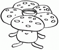 coloring picture of Vileplume pokemon 045