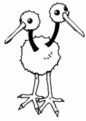 coloring picture of Doduo pokemon 84