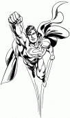 coloring picture of clark a fist ahead