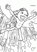 coloring picture of child Tarzan