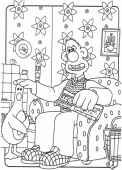 coloring picture of Wallace and Feather McGraw
