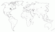 coloring picture of world map