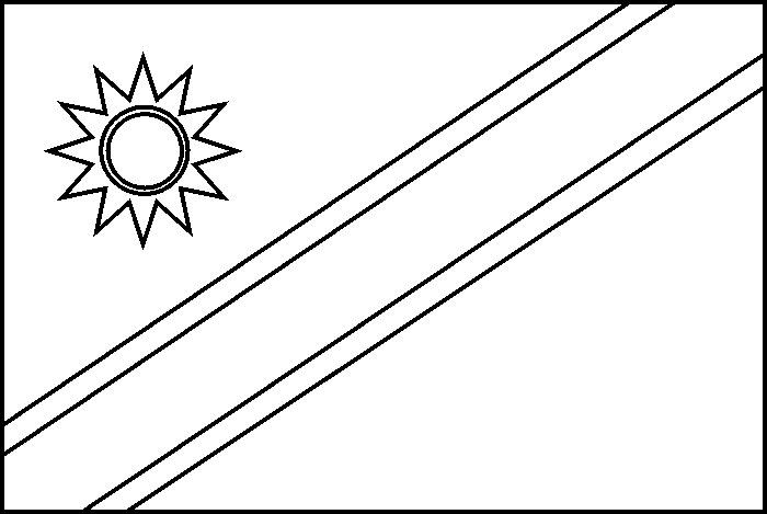 namibia flag coloring pages - photo #2