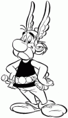 coloring picture of Asterix