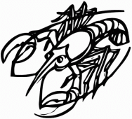 coloring picture of Crab