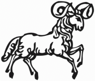 coloring picture of Ram