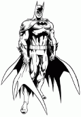 coloring picture of batman