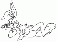 coloring picture of coloring pictures of Bugs Bunny