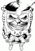 coloring picture of Modok George Tarleton