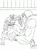 coloring picture of captain america is fighting