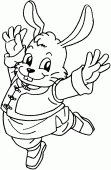coloring picture of rabbit