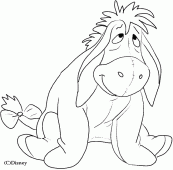 coloring picture of Eeyore