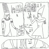 coloring picture of Osorkon name of Egyptian pharaohs