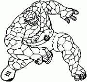 coloring picture of The thing