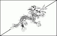 coloring picture of Bhutan flag