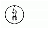 coloring picture of New Caledonia flag