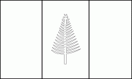 coloring picture of Norfolk Island flag