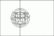 coloring picture of Portugal flag