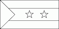 coloring picture of Sao Tome and Principe flag