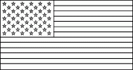 coloring picture of USA flag
