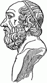 coloring picture of face of Plato