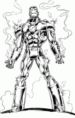 coloring picture of Ironman