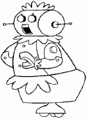 coloring picture of Rosie the robot