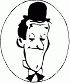 coloring picture of Stan Laurel