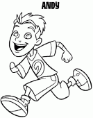 coloring picture of Andy