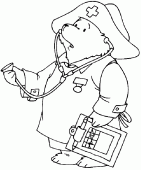 coloring picture of Doctor Paddington