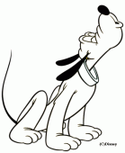 coloring picture of pluto barks