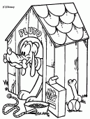coloring picture of pluto is in his alcove