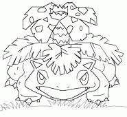 coloring picture of venusaur