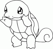 coloring picture of squirtle