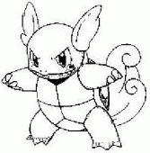 coloring picture of 007 squirtle