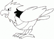 coloring picture of 021 spearow
