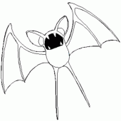 coloring picture of pokemon 041 zubat