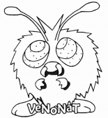 coloring picture of Venonat pokemon 48