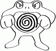 coloring picture of Poliwrath pokemon 62