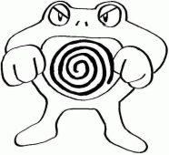 Poliwhirl coloring picture of Pokemon 61