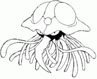 Coloring picture of Tentacruel pokemon 73