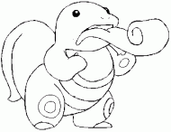 coloring picture of Lickitung pokemon 108