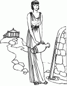 coloring picture of rome fountain