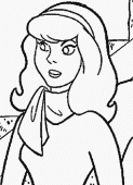 coloring picture of Daphne