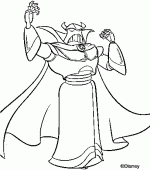coloring picture of Evil Emperor Zurg